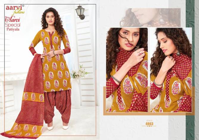 Aarvi Special Patiyala 13 Readymade Designer Pure Cotton Collection at Wholesale Price